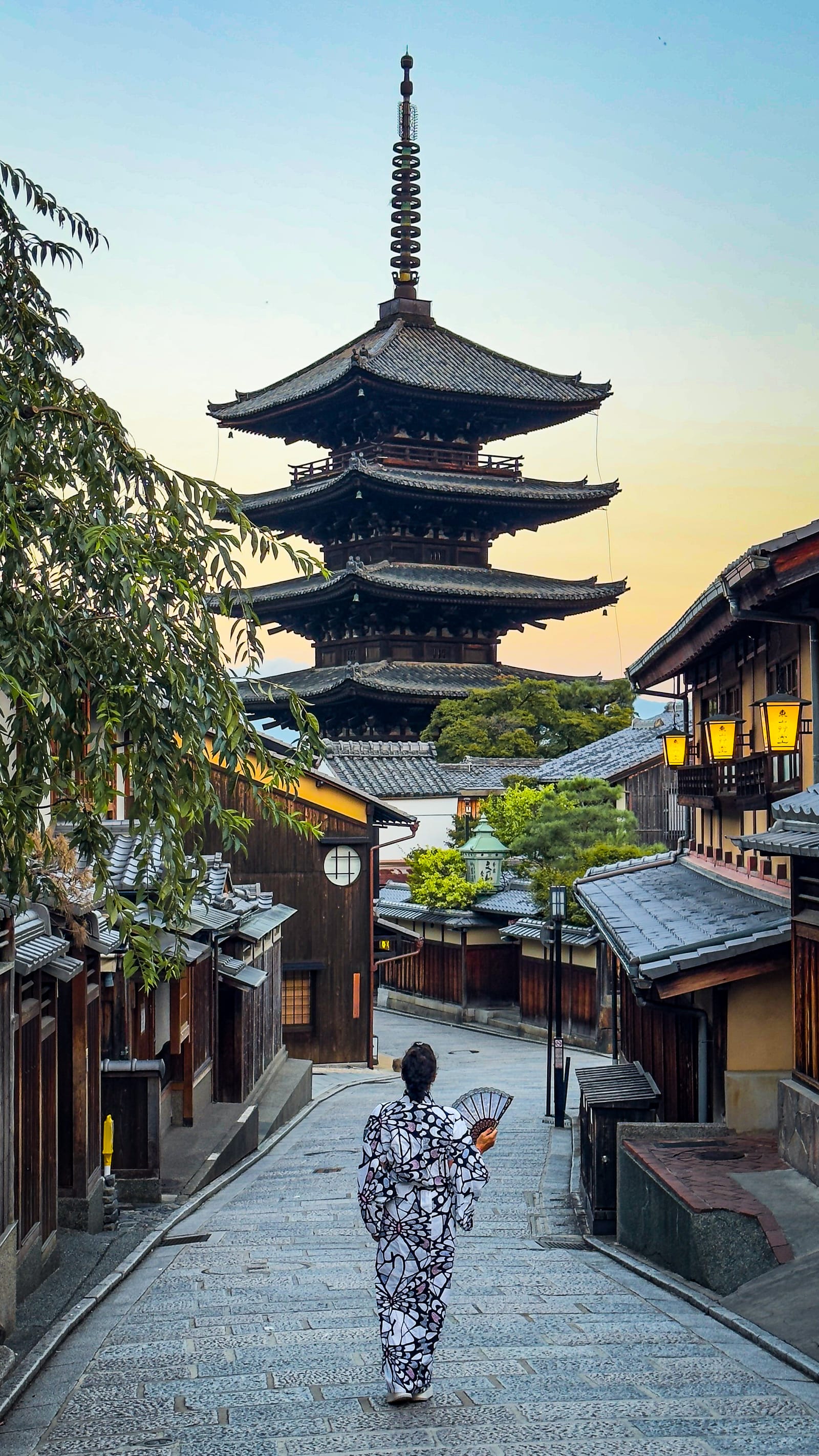 八坂の塔の全景